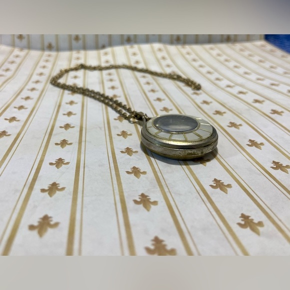 🍀 3/$15 Vintage Webster Swiss Watch Necklace - Picture 4 of 6